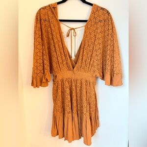 Free People Shyanna Lace Romper